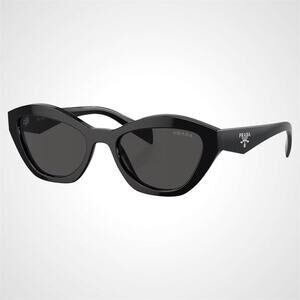 New PRADA Sunglasses Black Butterfly Cat Eye Logo Symbole Logo New
